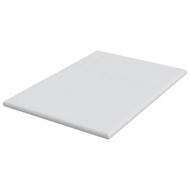 vidaXL Στρώμα επικάλυψης Λευκό 140 x 190 cm Υφασμα Jacquard