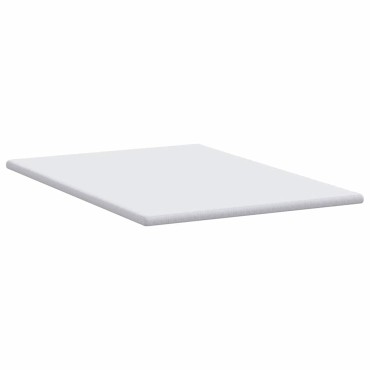 vidaXL Στρώμα επικάλυψης Λευκό 160 x 200 cm Υφασμα Jacquard
