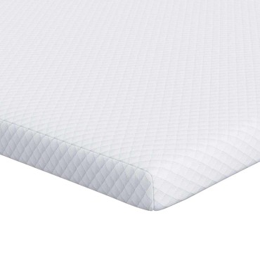vidaXL Στρώμα μνήμης 70 x 200 cm Thick Μαλακό Ύφασμα-100% πολυέστερ