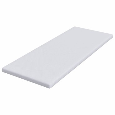 vidaXL Στρώμα μνήμης 70 x 200 cm Thick Μαλακό Ύφασμα-100% πολυέστερ