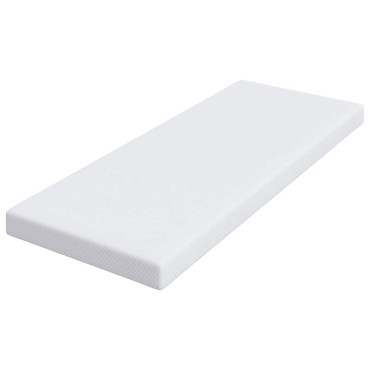 vidaXL Στρώμα μνήμης 70 x 200 cm Thick Μαλακό Ύφασμα-100% πολυέστερ