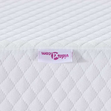 vidaXL Στρώμα μνήμης 70 x 200 cm Thick Μαλακό Ύφασμα-100% πολυέστερ