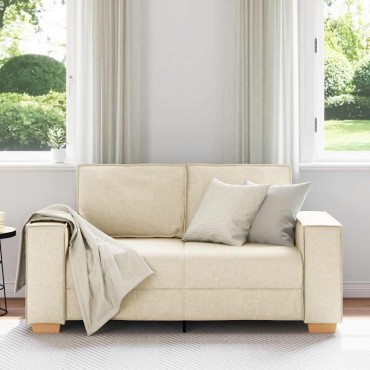 vidaXL Διθέσιος Καναπές Λευκό 160x78x84cm