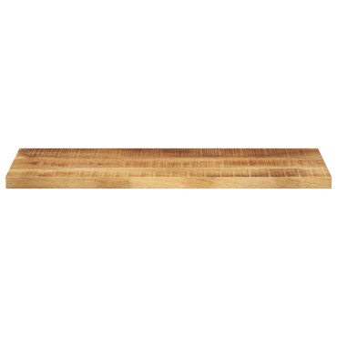 vidaXL Επιφάνεια Τραπεζιού Ορθογώνια 70x20x3,8cm από Μασίφ Ξύλο και Ακατέργαστο Μάνγκο 1 τεμ.