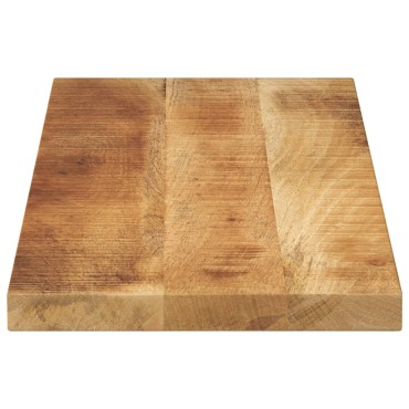 vidaXL Επιφάνεια Τραπεζιού Ορθογώνια 70x20x3,8cm από Μασίφ Ξύλο και Ακατέργαστο Μάνγκο 1 τεμ.