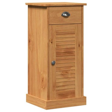 vidaXL Σετ Επίπλων Μπάνιου VIGO 3 τεμ. Μέλι Καφέ 37.5x34x80cm