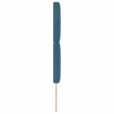 vidaXL Κεφαλάρι Σκούρο Μπλε Βελούδο 200x7x128cm 1 τεμ.