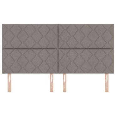 vidaXL Κεφαλάρι Taupe ύφασμα 180x7x128cm 1 τεμ.