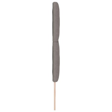 vidaXL LED κεφαλάρι Taupe ύφασμα 180x7x128cm