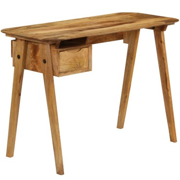 vidaXL Γραφείο 110x50x76cm από Μασίφ Ξύλο Μάνγκο 1 τεμ.