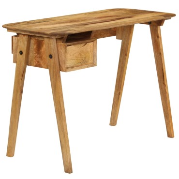 vidaXL Γραφείο 110x50x76cm από Μασίφ Ξύλο Μάνγκο 1 τεμ.