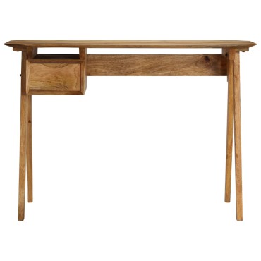 vidaXL Γραφείο 110x50x76cm από Μασίφ Ξύλο Μάνγκο 1 τεμ.