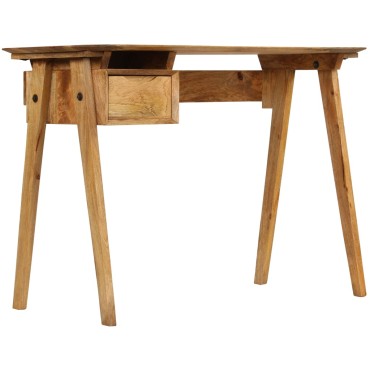 vidaXL Γραφείο 110x50x76cm από Μασίφ Ξύλο Μάνγκο 1 τεμ.