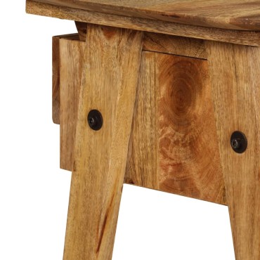vidaXL Γραφείο 110x50x76cm από Μασίφ Ξύλο Μάνγκο 1 τεμ.