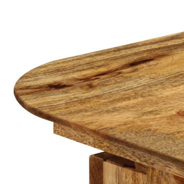 vidaXL Γραφείο 110x50x76cm από Μασίφ Ξύλο Μάνγκο 1 τεμ.