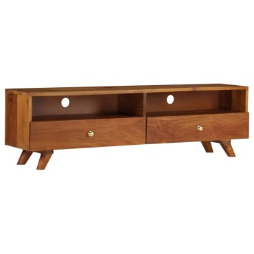 vidaXL Έπιπλο Τηλεόρασης 140x30x40cm από Μασίφ Ανακυκλωμένο Ξύλο
