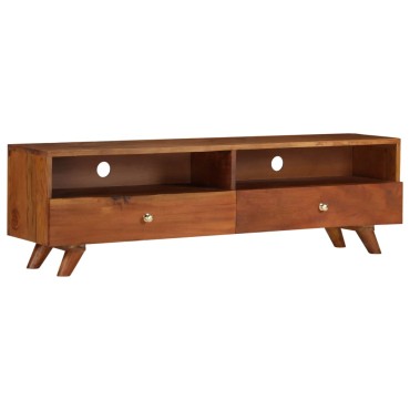 vidaXL Έπιπλο Τηλεόρασης 140x30x40cm από Μασίφ Ανακυκλωμένο Ξύλο