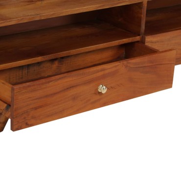 vidaXL Έπιπλο Τηλεόρασης 140x30x40cm από Μασίφ Ανακυκλωμένο Ξύλο