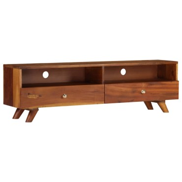 vidaXL Έπιπλο Τηλεόρασης 140x30x40cm από Μασίφ Ανακυκλωμένο Ξύλο