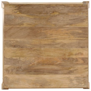vidaXL Τραπεζάκι Σαλονιού 80x80x40cm από Μασίφ Ξύλο Μάνγκο 1 τεμ.