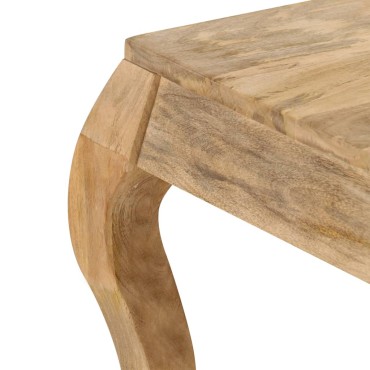 vidaXL Τραπεζάκι Σαλονιού 80x80x40cm από Μασίφ Ξύλο Μάνγκο 1 τεμ.