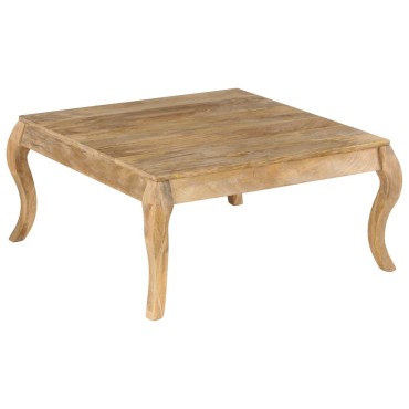 vidaXL Τραπεζάκι Σαλονιού 80x80x40cm από Μασίφ Ξύλο Μάνγκο 1 τεμ.