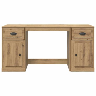 vidaXL Γραφείο με Ντουλάπι Artisan Oak Επεξεργασμένο Ξύλο 154,5x50x75cm 1 τεμ.