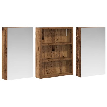 vidaXL Σετ Ντουλαπιών Μπάνιου 3 τεμ. 100x10,5x50 εκ