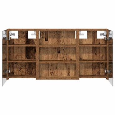 vidaXL Σετ Ντουλαπιών Μπάνιου 3 τεμ. 100x10,5x50 εκ