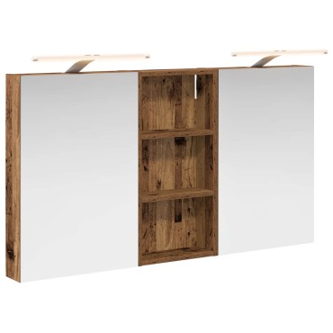 vidaXL Σετ Ντουλαπιών Μπάνιου 3 τεμ. 110x10,5x60,5 εκ