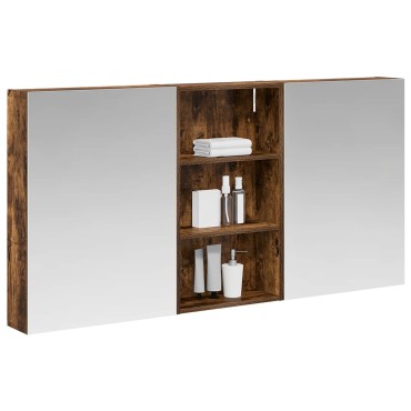 vidaXL Σετ Ντουλαπιών Μπάνιου 3 τεμ. 140x14,5x70 εκ