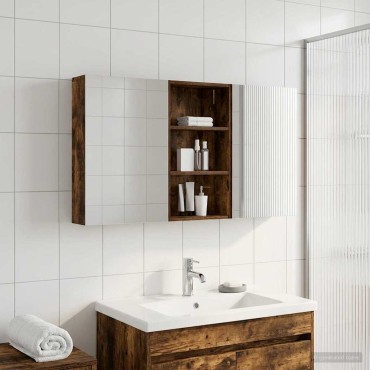 vidaXL Σετ Ντουλαπιών Μπάνιου 3 τεμ. 140x14,5x70 εκ
