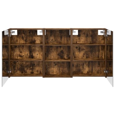 vidaXL Σετ Ντουλαπιών Μπάνιου 3 τεμ. 140x14,5x70 εκ