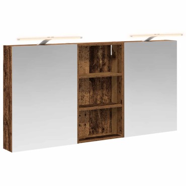 vidaXL Σετ Ντουλαπιών Μπάνιου 3 τεμ. 140x14,5x70 εκ