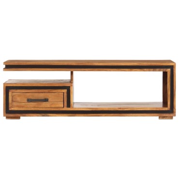 vidaXL Τραπεζάκι Σαλονιού 100x45x33cm από Μασίφ Ξύλο Ακακίας 1 τεμ.