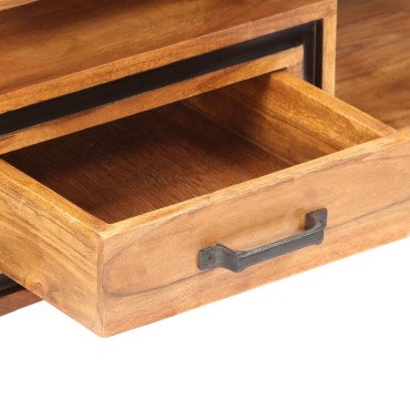 vidaXL Τραπεζάκι Σαλονιού 100x45x33cm από Μασίφ Ξύλο Ακακίας 1 τεμ.
