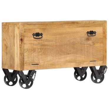 vidaXL Παπουτσοθήκη 86x35x55cm από Μασίφ Ξύλο Μάνγκο