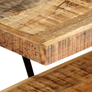 vidaXL Έπιπλο Τηλεόρασης 160x40x50cm από Μασίφ Ξύλο Μάνγκο