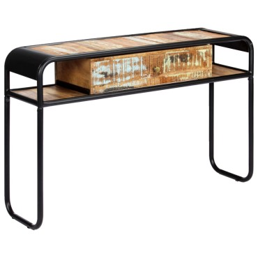 vidaXL Τραπέζι Κονσόλα 118x30x75cm από Μασίφ Ανακυκλωμένο Ξύλο 1 τεμ.