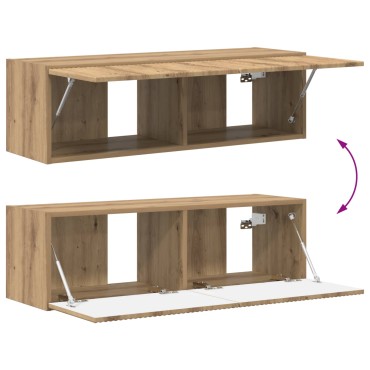 vidaXL Σετ επίπλου τηλεόρασης 4 τμχ. Artisan Oak Επεξεργασμένο Ξύλο