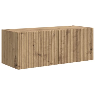 vidaXL Σετ επίπλου τηλεόρασης 4 τμχ. Artisan Oak Επεξεργασμένο Ξύλο