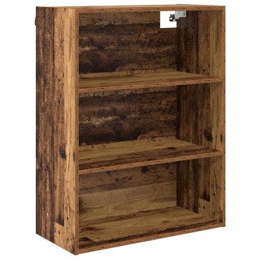 vidaXL Highboard 2 τεμ. Παλιό ξύλο 69,5x34x180cm