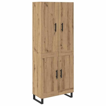 vidaXL Highboard 2 τεμ. Artisan Oak 69,5x34x180cm