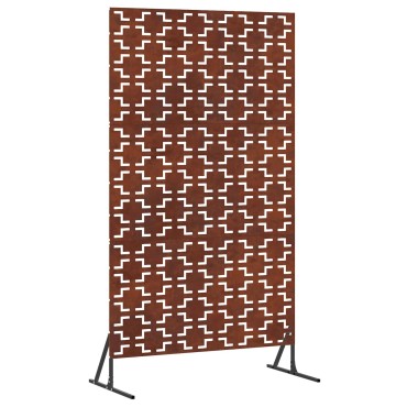 vidaXL Οθόνη Ιδιωτικότητας 100x50x180cm Σκ rusty