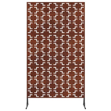 vidaXL Οθόνη Ιδιωτικότητας 100x50x180cm Σκ rusty