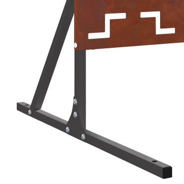 vidaXL Οθόνη Ιδιωτικότητας 100x50x180cm Σκ rusty