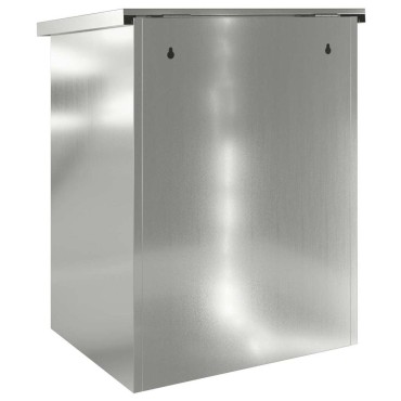 vidaXL Θυρίδα Πακέτων Μαύρο 47,5 x 38 x 59 εκ. Επικαλυμμένος Χάλυβας