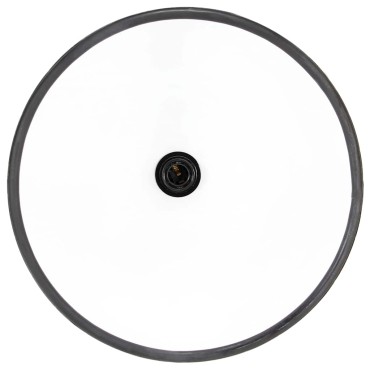 vidaXL Φωτιστικό Κρεμαστό Industrial Στρογγυλό 25 W Μαύρο 30 εκ. Ε27