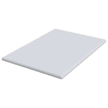 vidaXL Στρώμα επικάλυψης Λευκό 140 x 190 cm Υφασμα Jacquard
