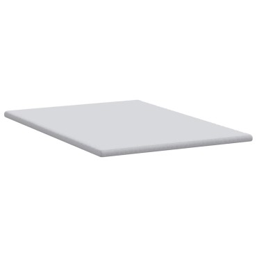 vidaXL Στρώμα επικάλυψης Λευκό 140 x 190 cm Υφασμα Jacquard